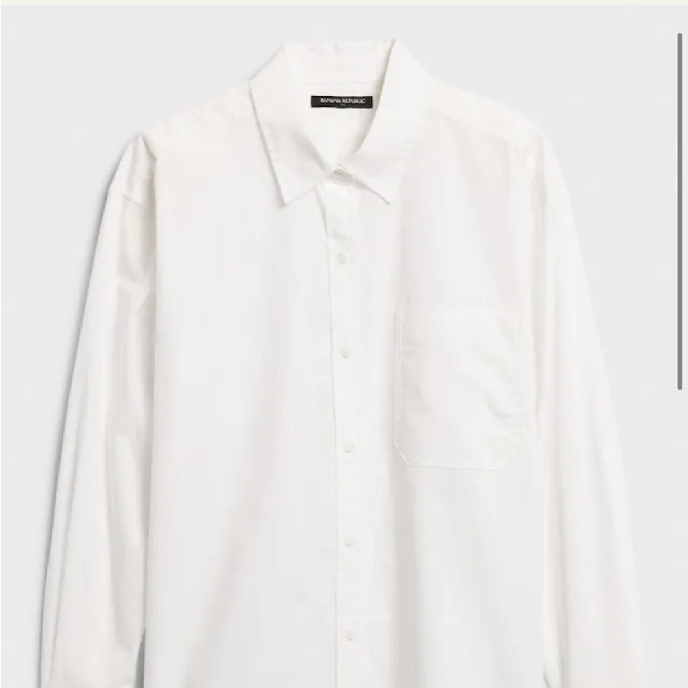 Banana Republic Long Sleeve Oversized Button Down